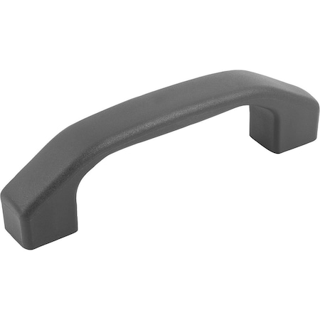 Kipp Pull Handle L=122, Form:B, Polyamide Black Ral7021, Comp:Stainless Steel, A=100, D=M05 K1060.2100052